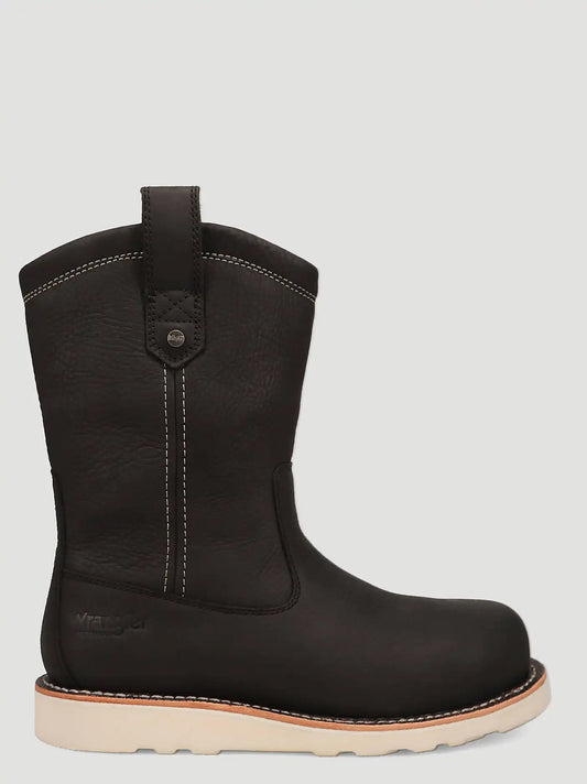 Men's Tex Steel-Toe Wedge Work Boot in Black