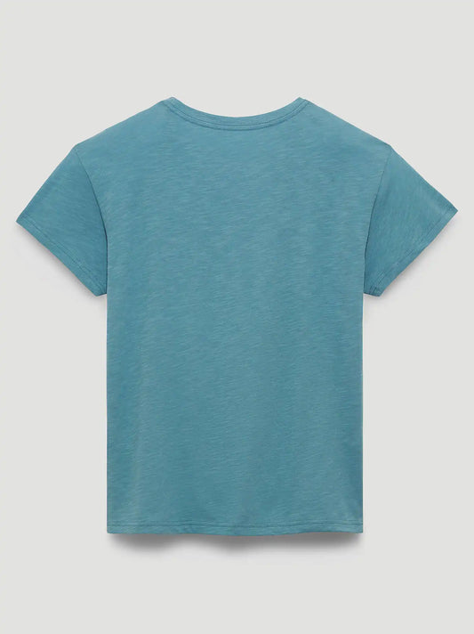 Diamond Jeans Retro Reg Graphic Tee in Smoke Blue