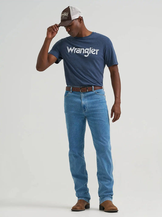 Wrangler® Toughlite™ Cowboy Cut® Slim Fit Jean in Faded Stone