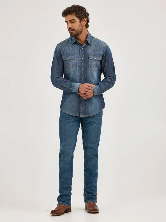 Men's Wrangler Retro® Slim Fit Straight Leg Jean in Portland