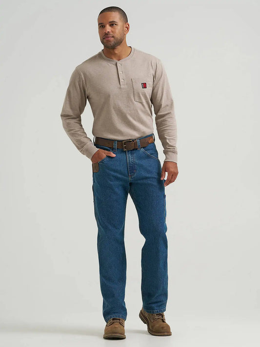 Wrangler® RIGGS Workwear® Performance Carpenter Jean in Mid Wash