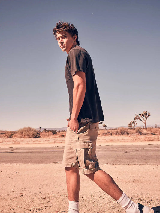 Men's Stretch Ripstop Cargo Short in Elmwood