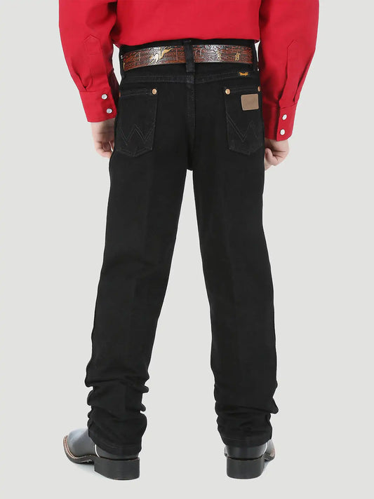 Toddler Boy's Wrangler® Cowboy Cut® Original Fit Jean in Overdyed Black