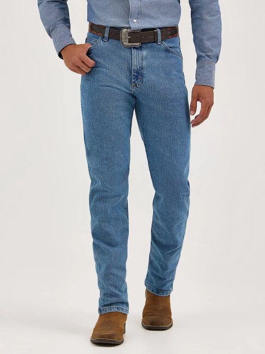 Premium Performance Advanced Comfort Cowboy Cut® Regular Fit Jean in Stone Bleach