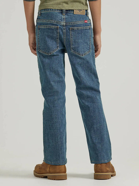 Boy's Wrangler® Five Star Classic Stretch Bootcut Jean (8-16) in Wasteland