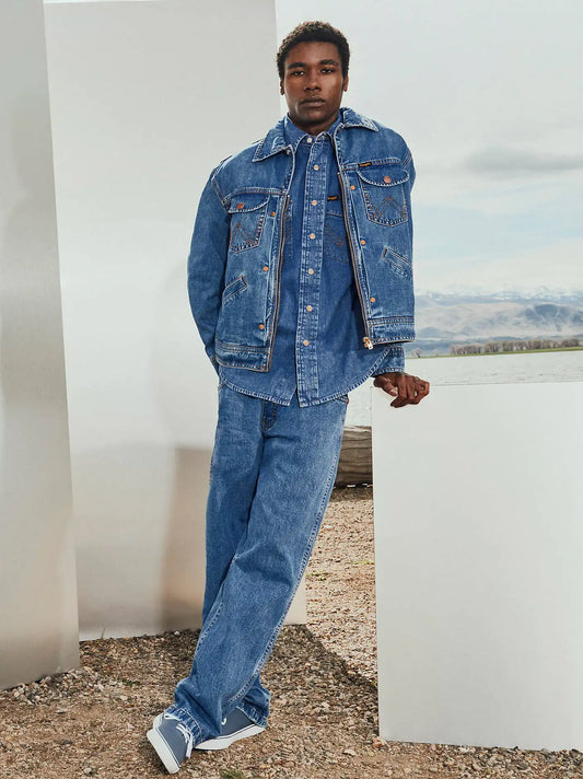 Men's Super Wrangler® Loose Straight Jean in Cowboy Fade