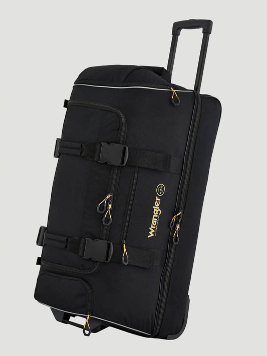 ATG 30 Inch 2 Section Rolling Duffel Bag:Black:One Size