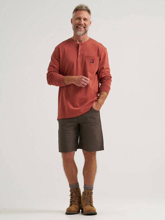 Wrangler® RIGGS Workwear® Performance Ripstop Technician Short in Dark Brown