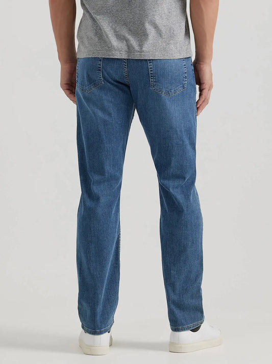 Wrangler® Five Star Premium Denim Comfort Stretch Relaxed Fit Jean in Slate