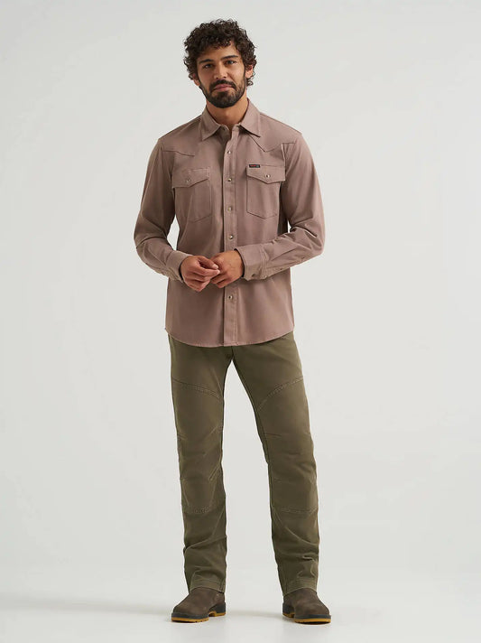 Wrangler ATG™ Men's Salida Shirt in Pine Bark