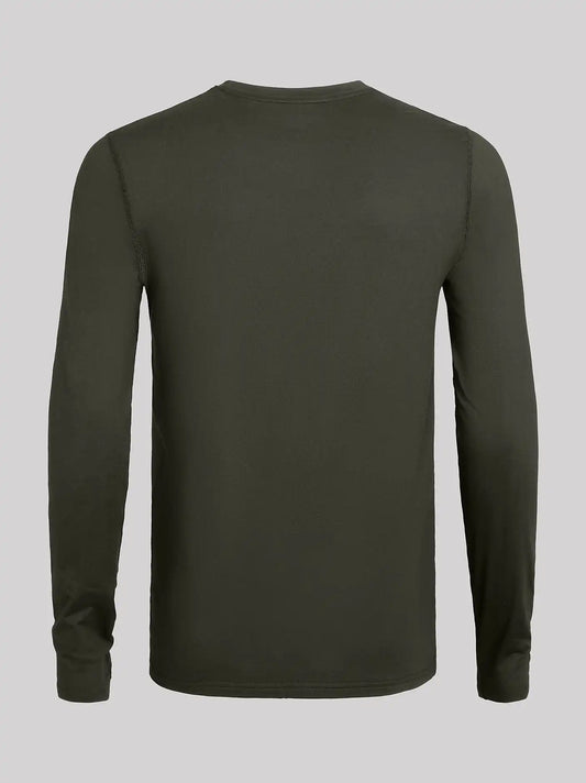 Men's RIGGS® Brushed Jersey Thermal T-Shirt in Military Green