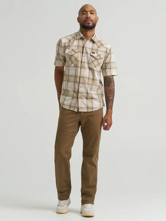 Men's Peak Comfort Twill Pant in Teak