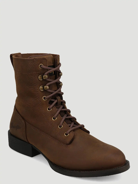 Men's Fargo Lace-Up Roper Western Boot in Brown