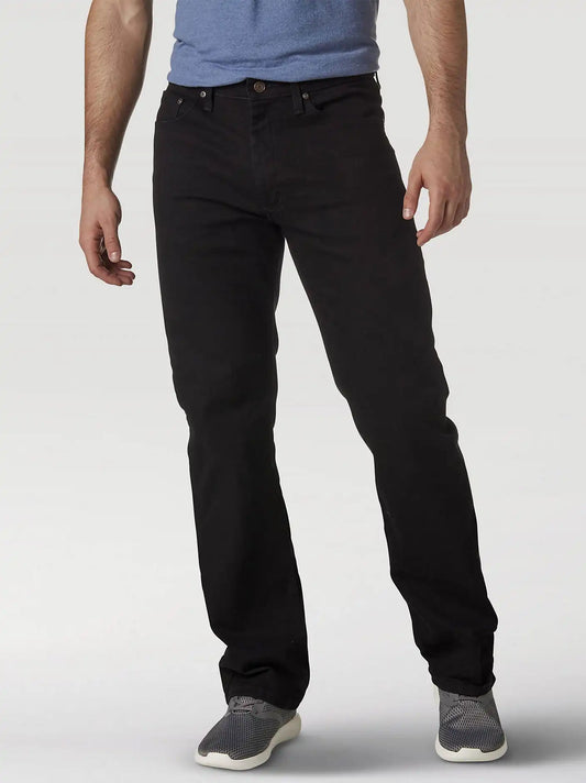 Wrangler® Five Star Premium Performance Series Regular Fit Jean in Black