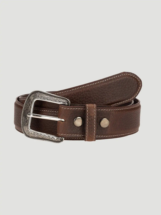 Men's Cowboy Concho Belt in Brown