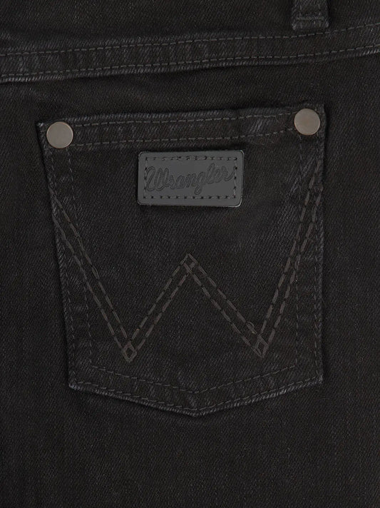 Toddler Boy's Wrangler Retro® Slim Straight Jean in Blackwell