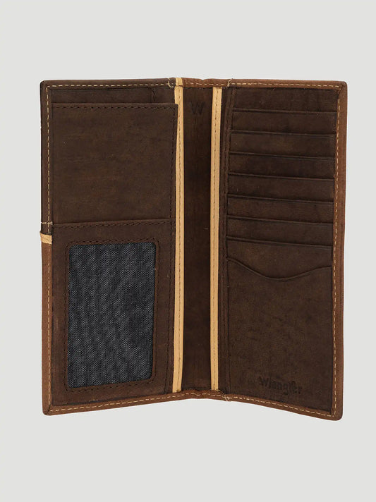 Contrast Corner Rodeo Wallet:Brown:One Size