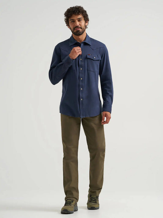 Wrangler ATG™ Men's Salida Shirt in Blue Nights