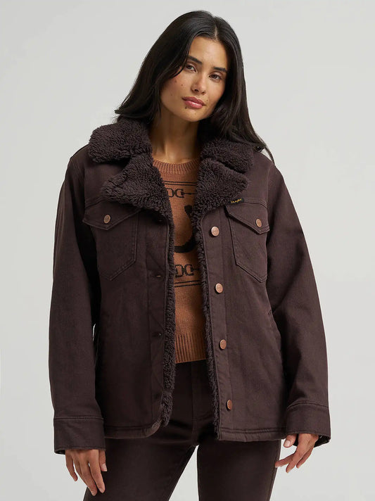 Women's Western Range Coat in Brown