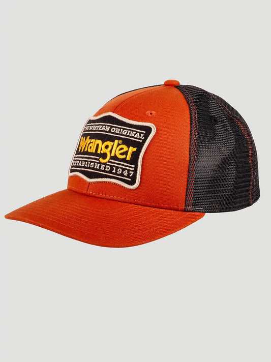 Trailhead Saloon Baseball Cap:Burnt Orange:One Size