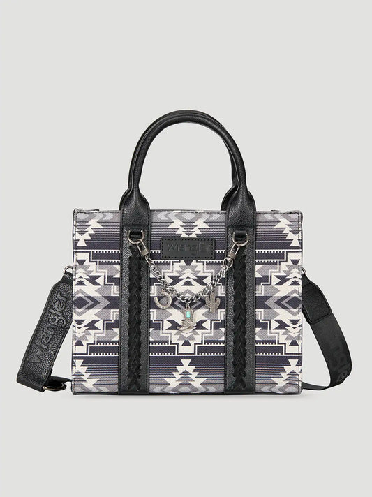 Mini Southwestern Charm Tote:Black:One Size: