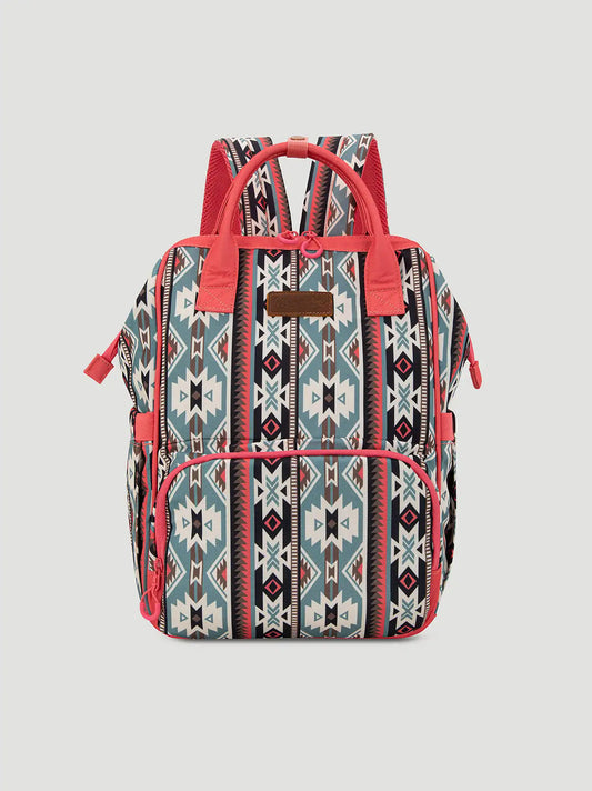 Southwest Print Backpack:Red:One Size