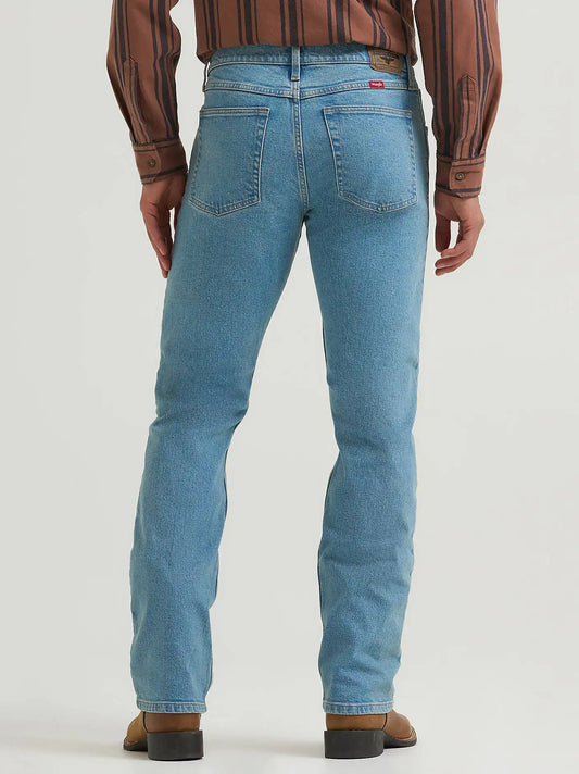 Wrangler® Five Star Premium Regular Fit Bootcut Jean in Stange