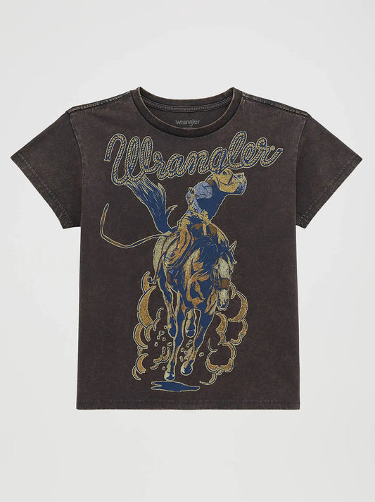 Wild Ride Retro Reg Graphic Tee in Phantom