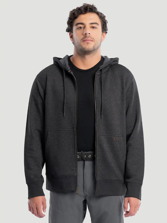 Men's RIGGS WORKWEAR® Full Zip Hoodie in Charcoal Grey