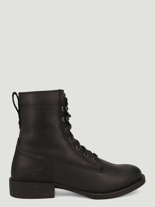 Men's Fargo Lace-Up Roper Western Boot in Black