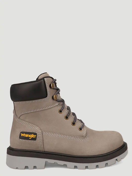 Women's Aubrey Steel-Toe Lace-Up Work Boot in Grey