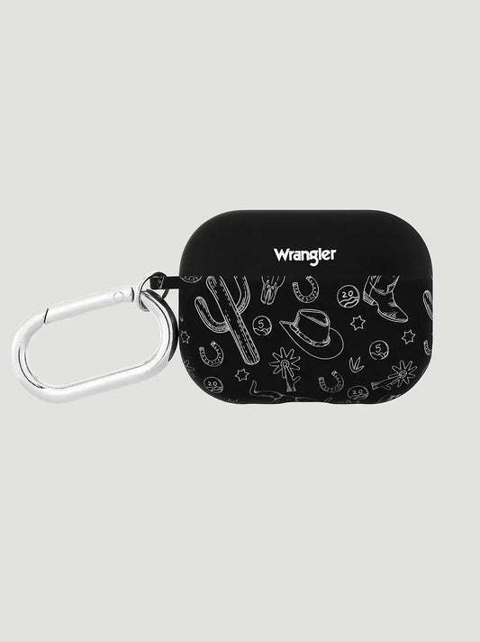 Earbuds Case with Carabiner:Black:One Size: