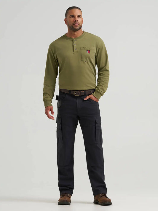 Wrangler® RIGGS Workwear® Performance Ripstop Ranger Cargo Pant in Jet Black