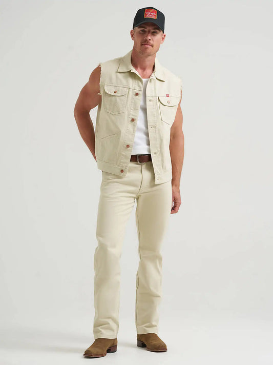 Wrangler x Coors 13MWZ Cowboy Cut Jean in Ecru