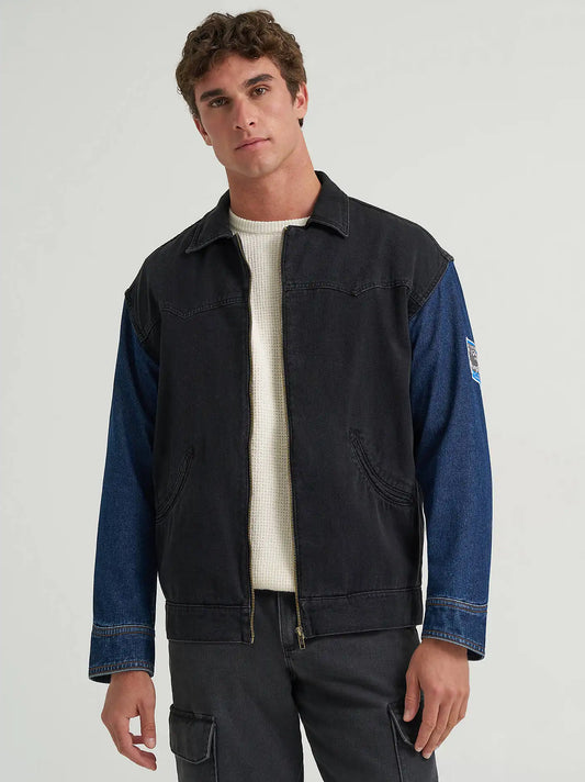 Men's Crossover Jacket in Black Morning Wash