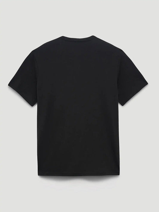 Galloping Pocket Logo Graphic T-Shirt in Jet Black
