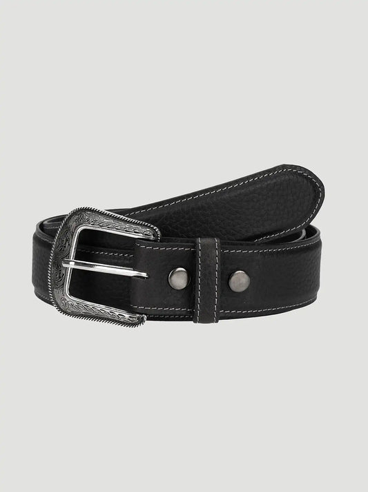 Men's Cowboy Concho Belt in Black