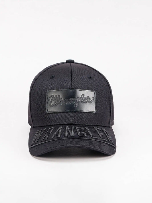 Logo Patch and Bill Baseball Cap:Black:One Size