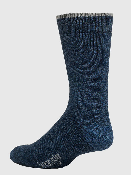 Mens Work Socks (3-Pack):Navy:ONE SIZE