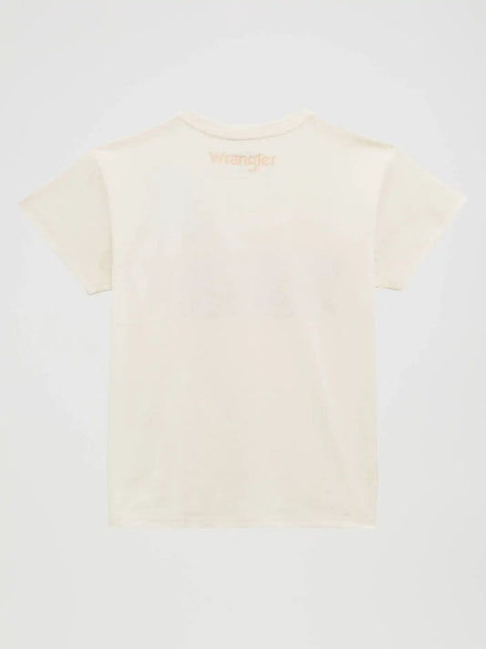 Yeehaw Retro Reg Graphic Tee in Egret