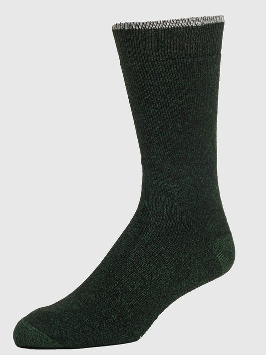 Mens Work Socks (3-Pack):Forest:ONE SIZE