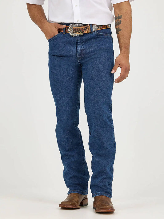 Wrangler® Cowboy Cut® Slim Fit Active Flex Jeans in Stonewash