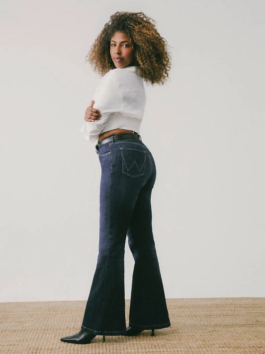 Women's Wrangler BESPOKE High Rise Flare Jean in Madilyn