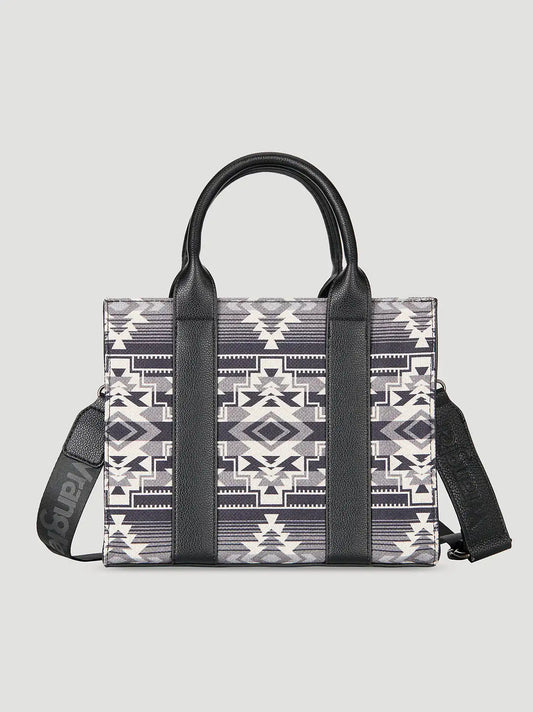 Mini Southwestern Charm Tote:Black:One Size: