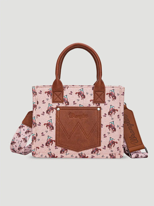 Rodeo Print Mini Tote:Pink:One Size