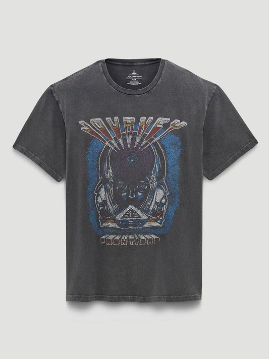 Journey Frontiers Vintage Fit Graphic T-Shirt in Asphalt