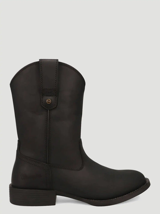 Men's Flint Roper Western Boot in Black