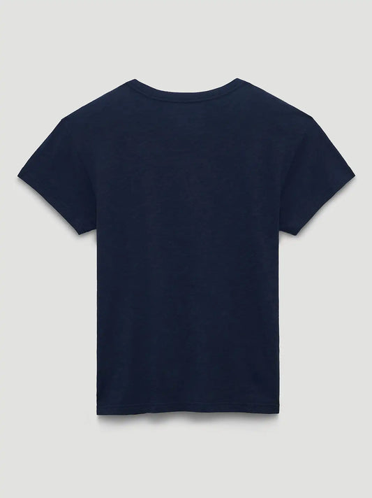 Horse Triumph Retro Reg Back Graphic Tee in Dark Sapphire