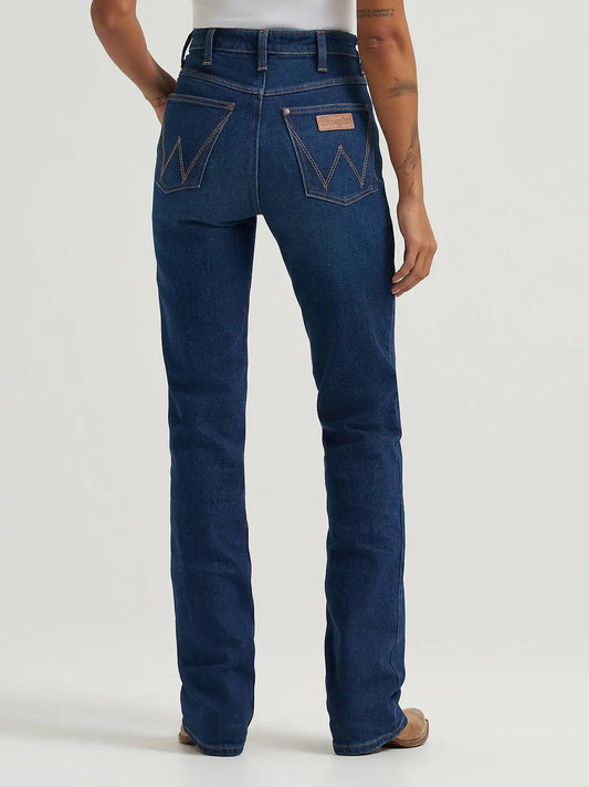 Women's High Rise Rodeo Bootcut Wrangler Riding Jean in Kayla