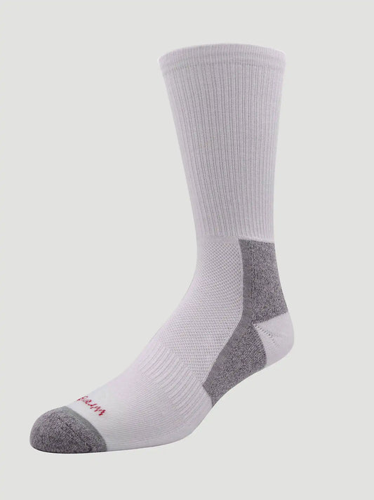 Mens Athletic Crew Sock 6 Pack:Multi:One Size